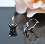 Auskari ar Swarovski Elements kristāliem VE-3787 - Image 2