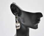 Auskari ar Swarovski Elements kristāliem VE-3792 - Image 2