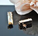 Auskari ar Swarovski Elements kristāliem VE-3777 - Image 3