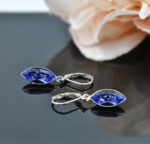 Auskari ar Swarovski Elements kristāliem VE-3782 - Image 3