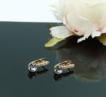 Auskari ar Swarovski Elements kristāliem VE-3857