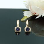 Auskari ar Swarovski Elements kristāliem VE-3868