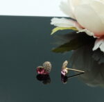 Auskari ar Swarovski Elements kristāliem VE-3831 - Image 2