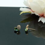 Auskari ar Swarovski Elements kristāliem VE-3833 - Image 2