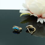 Auskari ar Swarovski Elements kristāliem VE-3851 - Image 2