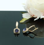 Auskari ar Swarovski Elements kristāliem VE-3868 - Image 2