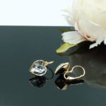 Auskari ar Swarovski Elements kristāliem VE-3869 - Image 2