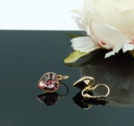 Auskari ar Swarovski Elements kristāliem VE-3870 - Image 2