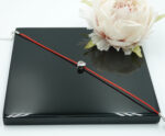 Aproce Red Cotton Rhodium Heart LB-1505 - Image 2