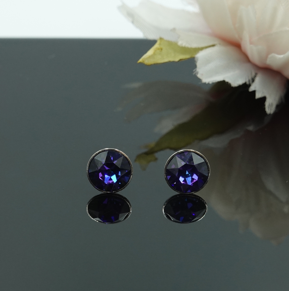1 Auskari ar Swarovski Elements kristāliem VE-3902 - Image 1