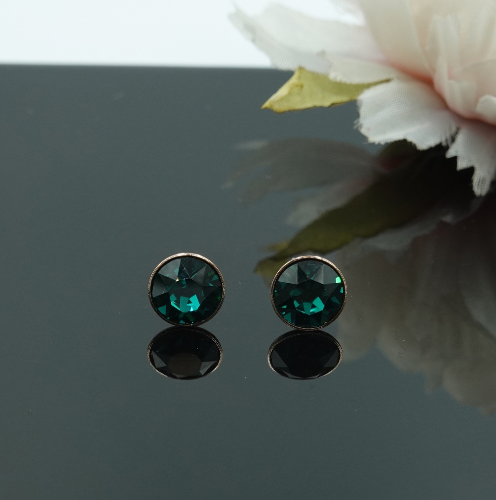 1 Auskari ar Swarovski Elements kristāliem VE-3909 - Image 1