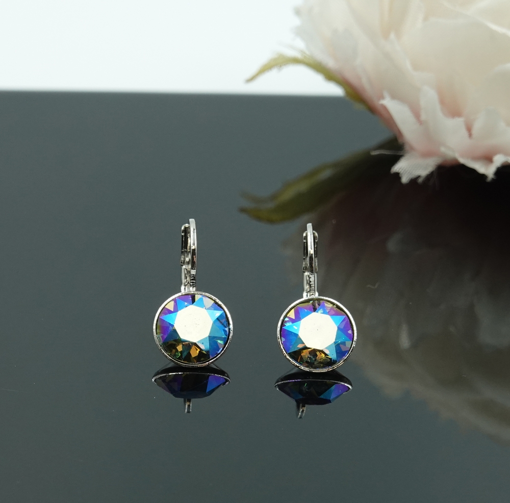 Auskari ar Swarovski Elements kristāliem VE-3915