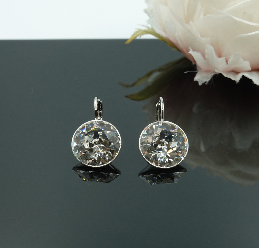 1 Auskari ar Swarovski Elements kristāliem VE-3928 - Image 1