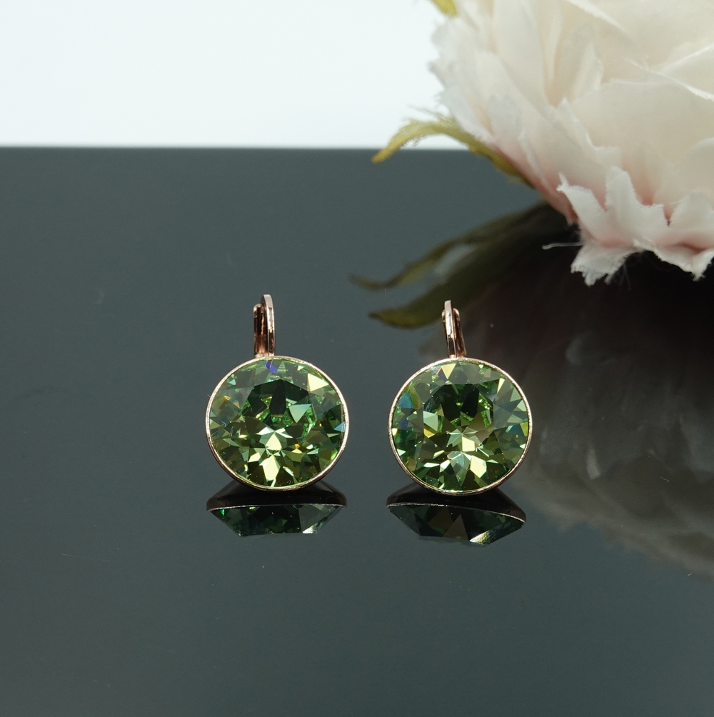 1 Auskari ar Swarovski Elements kristāliem VE-3929 - Image 1