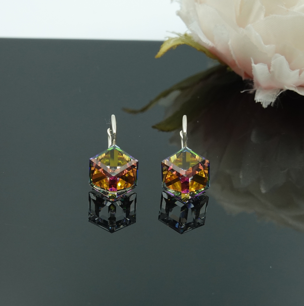 1 Auskari ar Swarovski Elements kristāliem VE-3941 - Image 1