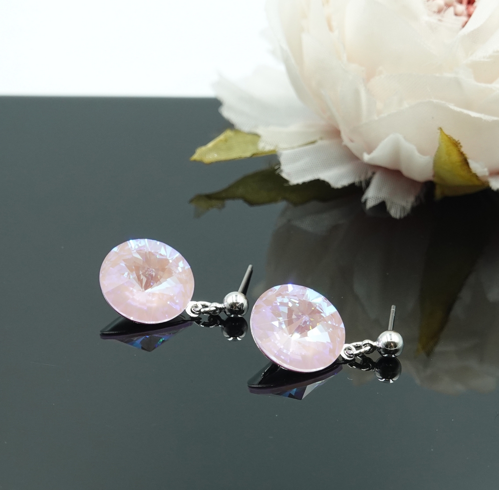 Auskari ar Swarovski Elements kristāliem VE-3884