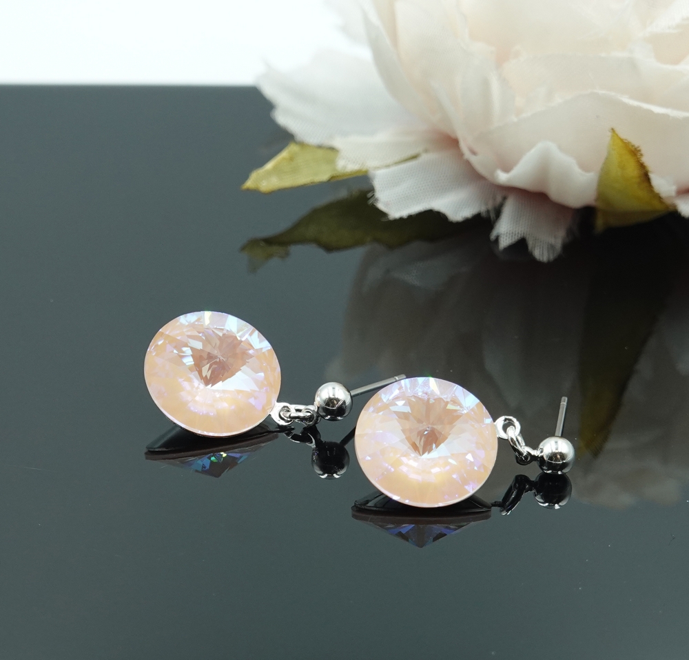 Auskari ar Swarovski Elements kristāliem VE-3885