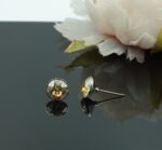 Auskari ar Swarovski Elements kristāliem VE-3898 - Image 2