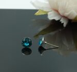 Auskari ar Swarovski Elements kristāliem VE-3903 - Image 2