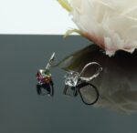 Auskari ar Swarovski Elements kristāliem VE-3958 - Image 2