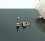 Auskari ar Swarovski Elements kristāliem VE-3962