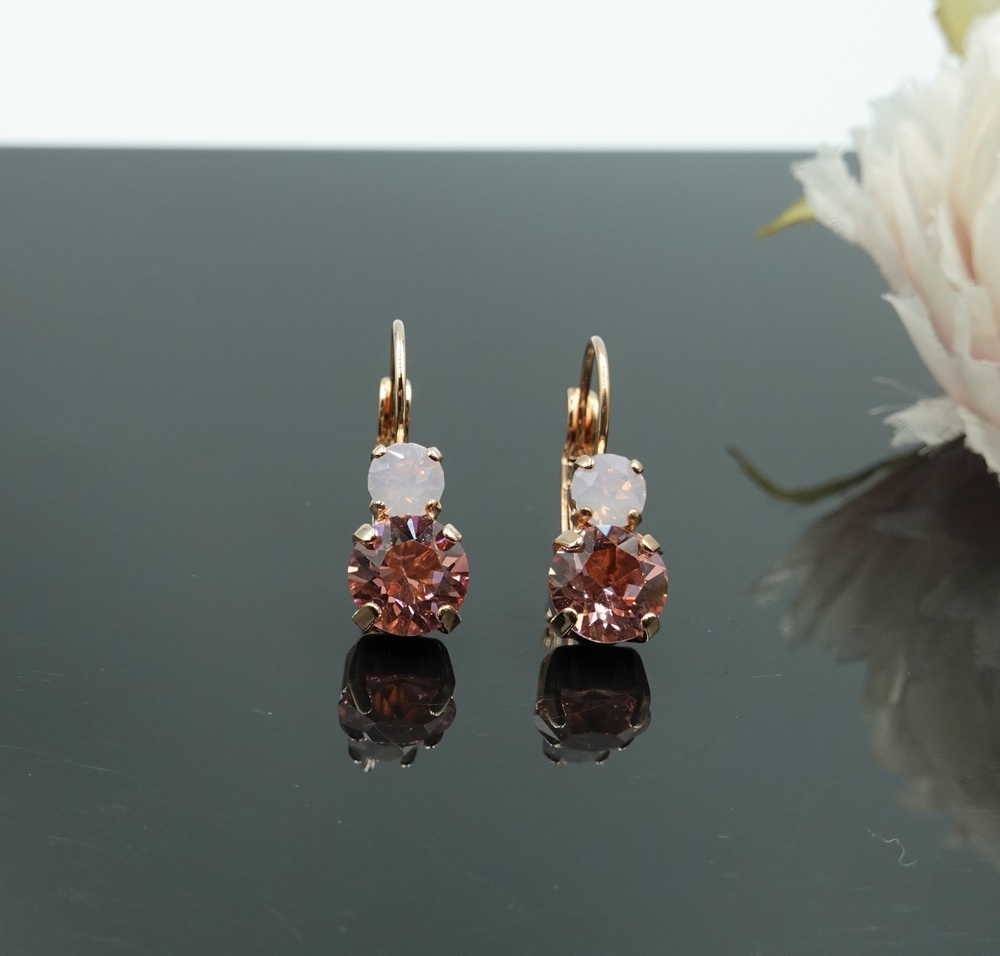 1 Auskari ar Swarovski Elements kristāliem VE-3965 - Image 1