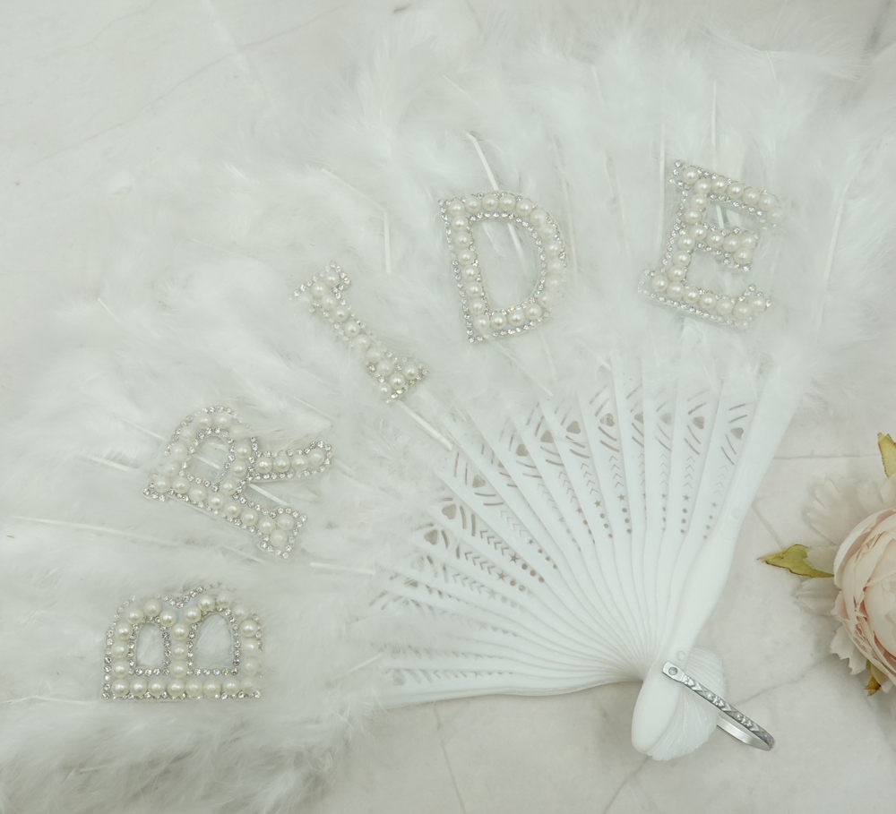 1 Vēdeklis ar spalvām ''BRIDE'' PN-1036 - Image 1