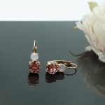 Auskari ar Swarovski Elements kristāliem VE-3965 - Image 2