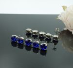 Auskari ar Swarovski Elements kristāliem VE-3968 - Image 2