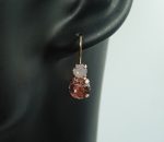 Auskari ar Swarovski Elements kristāliem VE-3965 - Image 3